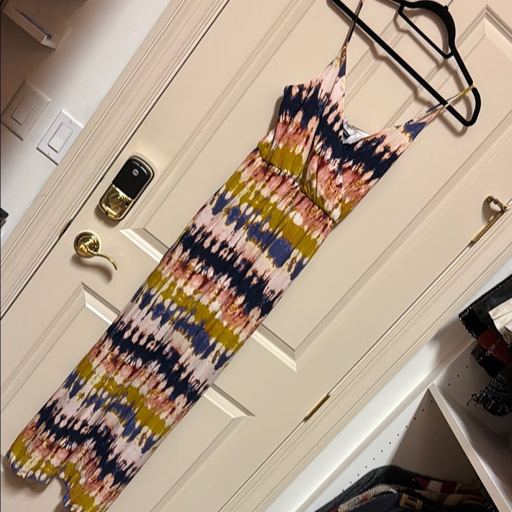 ONE CLOTHING Multicolor Tie-Dye Maxi Dress. Size medium. No tags but not worn.